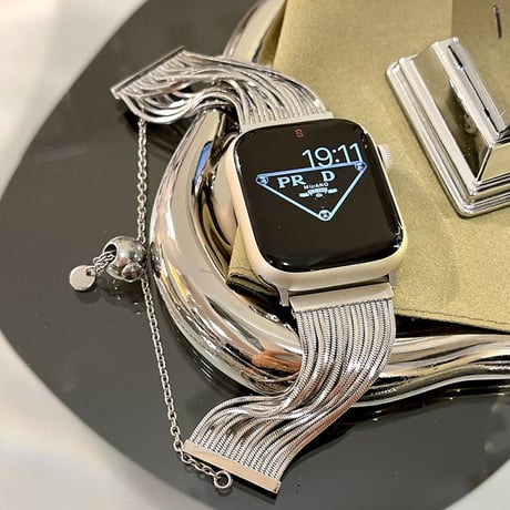 「V354」apple watch ステンレス バンド ブレスレット アップル ウォッチ バンド チェーン 女性