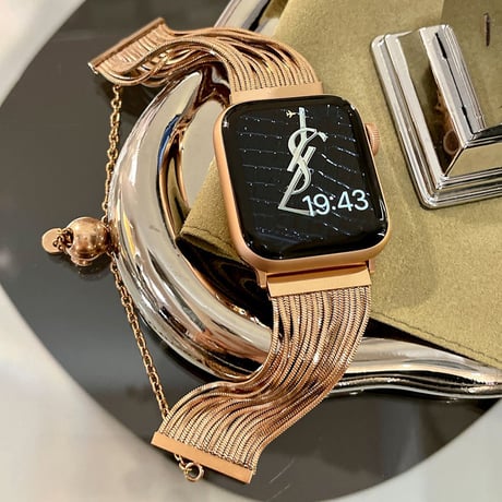 「V354」apple watch ステンレス バンド ブレスレット アップル ウォッチ バンド チェーン 女性