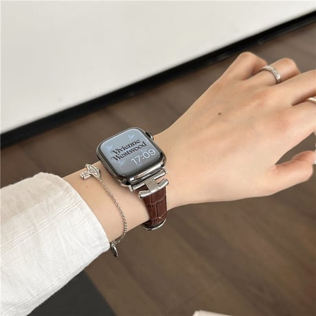 「V518」アップル ウォッチ バンド 高級 apple watch レザー バンド 女性 スマート ウォッチ ベルト おしゃれ