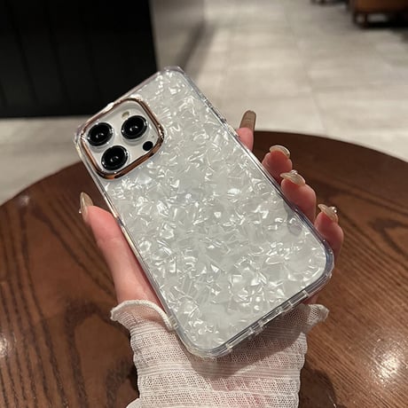 「V353」シェル ケース iphone14/13 透明 iphone ケース 人気 女子 韓国