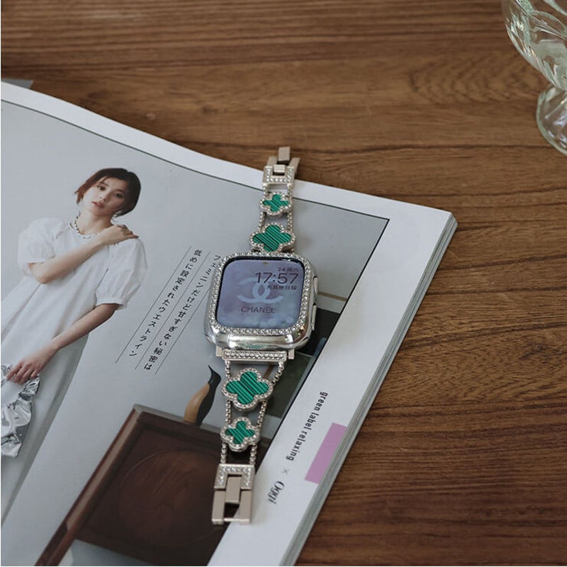 V476」四葉のクローバー apple watch バンド かわいい アップル V476」四葉のクローバー apple watch バンド かわいい アップル