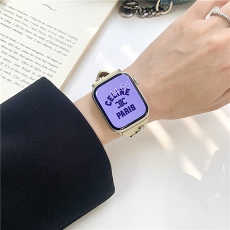「V568」アップル ウォッチ バンド デニム レザーベルト apple watch バンド おしゃれ 男女兼用