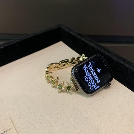 「V668」アップルウォッチバンド キラキラ 女性 apple watch バンド かわいい