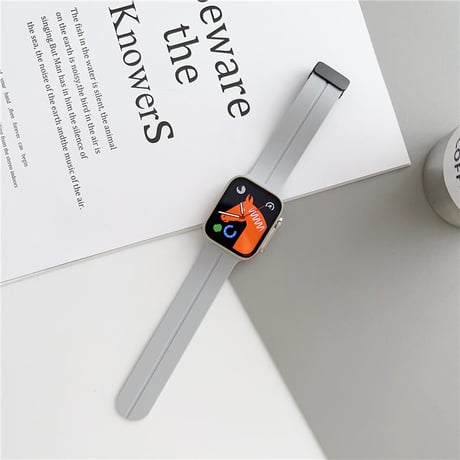 「V328」アップル ウォッチ バンド マグネット おすすめ apple watchシリコンバンド おしゃれ メンズ レディース