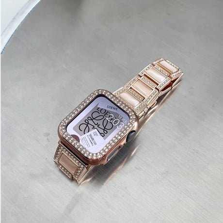 「V276」apple watch キラキラ バンド 天然石 ブレスレット アップルウォッチベルト おしゃれ