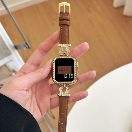 「V391」apple watch レザー バンド キラキラ アップル ウォッチ バンド 女性 人気 カバー付き