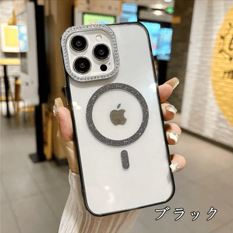 「V707」magsafeケース iphone16/16pro ケース 透明 可愛い スマホケース 韓国風