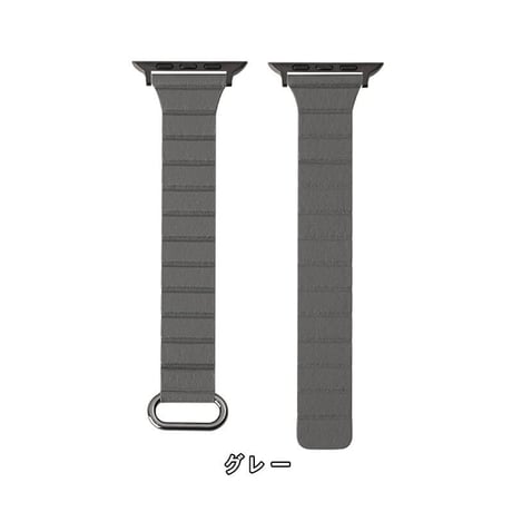 「V188」アップル ウォッチ バンド マグネット 38/40/45/49mm レザーベルト apple watch バンド 磁石 男女兼用 おしゃれ