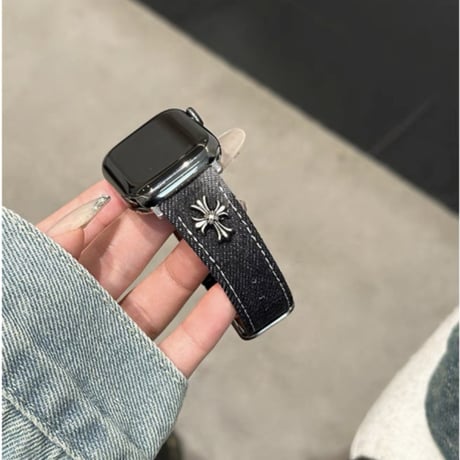 「V612」アップル ウォッチ バンド デニム apple watch バンド おしゃれ