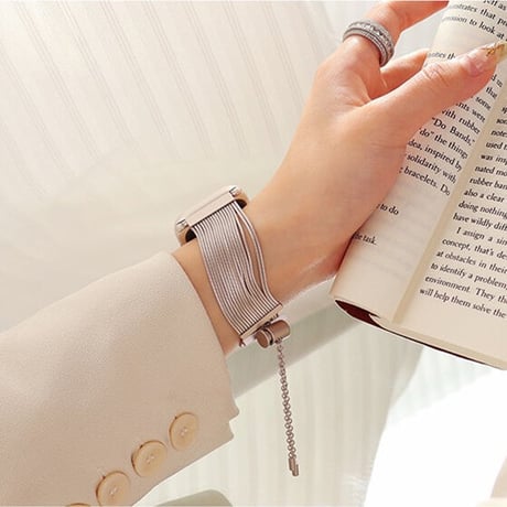 「V354」apple watch ステンレス バンド ブレスレット アップル ウォッチ バンド チェーン 女性