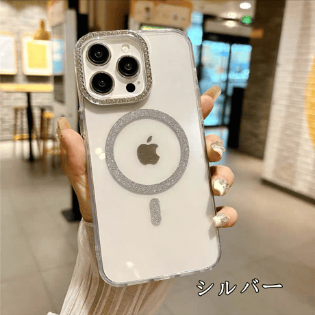 「V707」magsafeケース iphone16/16pro ケース 透明 可愛い スマホケース 韓国風