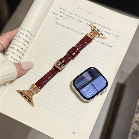 「V723」レディース アップル ウォッチ バンド 細め S11/Ultra 3 apple watch バンド かわいい