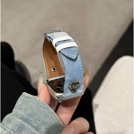 「V612」アップル ウォッチ バンド デニム apple watch バンド おしゃれ