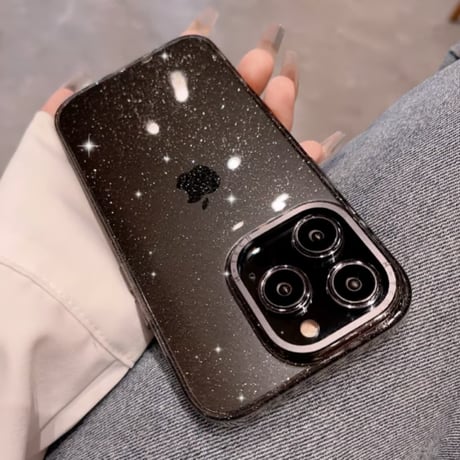 「V602」iphone クリア ケース おしゃれ iphone15/14 ケース キラキラ ラメ