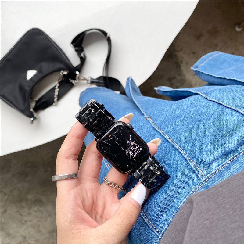 V343」apple watch バンド 男性 人気 アップルウォッチ 黒に合う