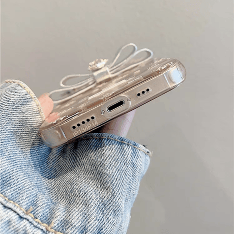 「V531」花柄 iphone15/15pro ケース リボン 韓国 iphone14 ケース 人気 女子