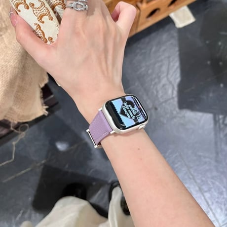 「V706」アップルウォッチバンド マグネット 42mm/46mm apple watch 革 バンド 高級