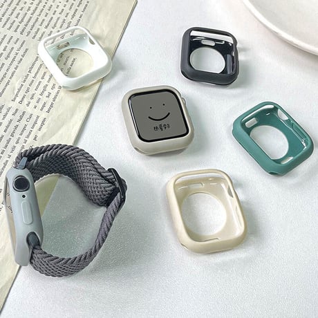 「V326」apple watch シリコン カバー 耐衝撃 スマート ウォッチ カバー おしゃれ 装着簡単