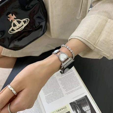 「V680」apple watch バンド 可愛い ハート アップルウォッチ 42mm/46mm 交換ベルト 女性