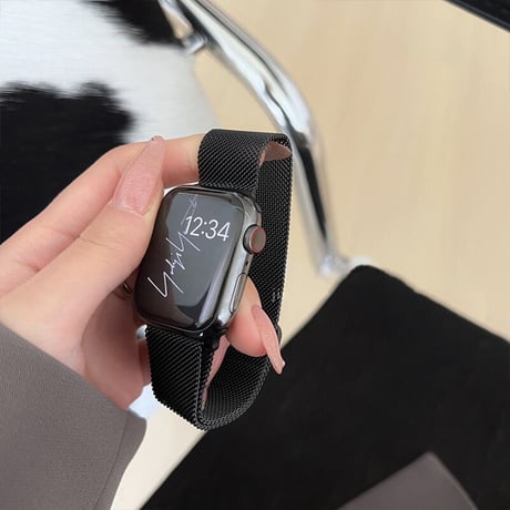 「V322」ステンレス アップル ウォッチ バンド マグネット apple watch バンド メンズ  レディース おしゃれ