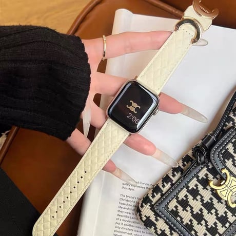 「V710」アップル ウォッチ バンド キルティング apple watch 革 バンド 高級