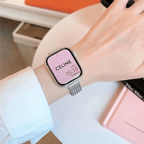 「V624」アップル ウォッチ バンド マグネット apple watch バンド 細め 女性