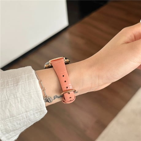 「V518」アップル ウォッチ バンド 高級 apple watch レザー バンド 女性 スマート ウォッチ ベルト おしゃれ