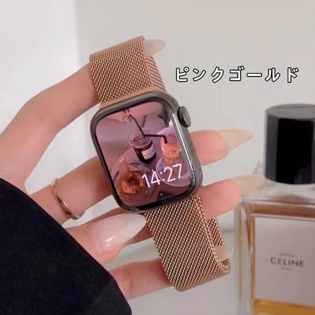 「V322」ステンレス アップル ウォッチ バンド マグネット apple watch バンド メンズ  レディース おしゃれ