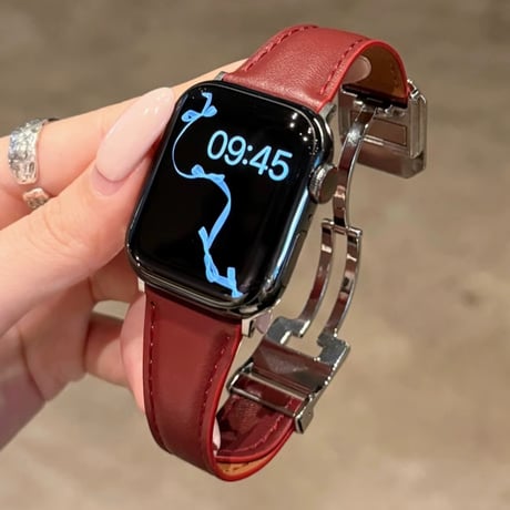 「V731」アップル ウォッチ バンド マグネット 42mm/46mm apple watch レザーバンド 女性