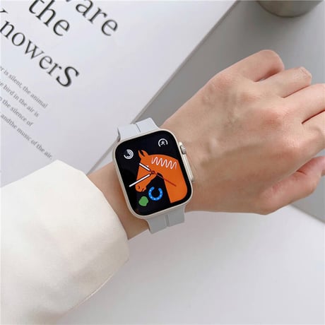 「V328」アップル ウォッチ バンド マグネット おすすめ apple watchシリコンバンド おしゃれ メンズ レディース