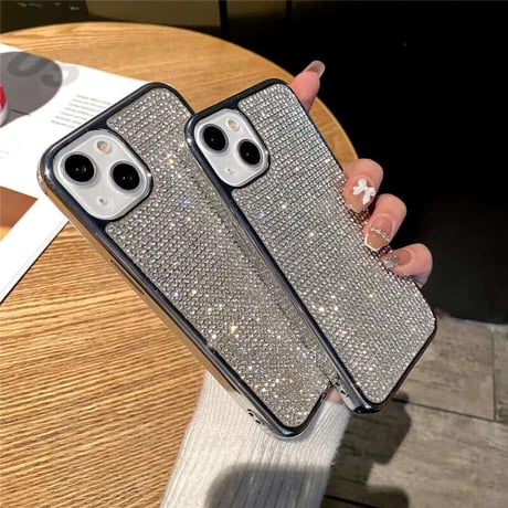 「V125」iphone14pro/14promax ケース キラキラ ストーン iphone13ケース 派手 かわいい