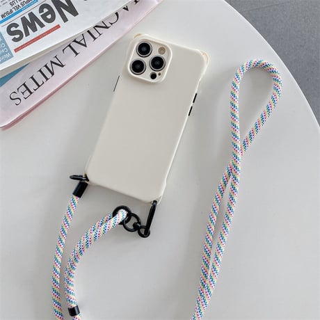 「V502」iphone15 ケース ショルダー 人気 iphone15pro/14 ケース 紐付き おしゃれ