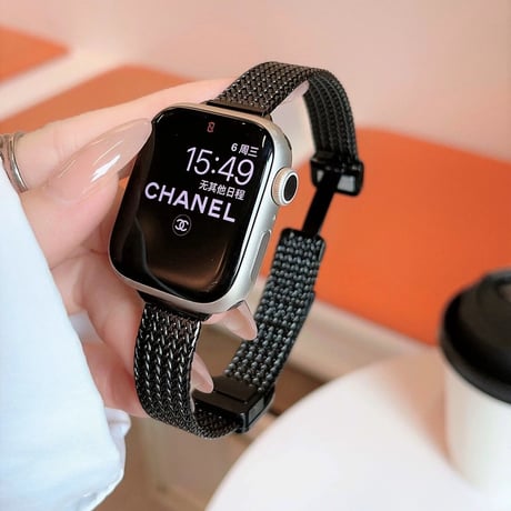 「V624」アップル ウォッチ バンド マグネット apple watch バンド 細め 女性
