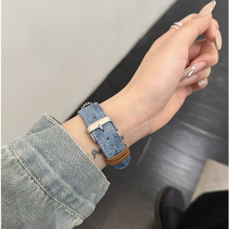 「V612」アップル ウォッチ バンド デニム apple watch バンド おしゃれ