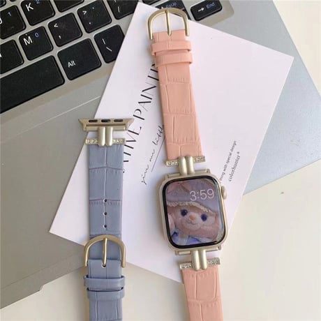 「V420」apple watch 革 バンド 高級 アップル ウォッチ バンド おしゃれ クロコ柄