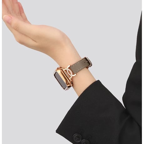 「V663」アップル ウォッチ バンド 細め d バックル apple watchバンド レディース おしゃれ