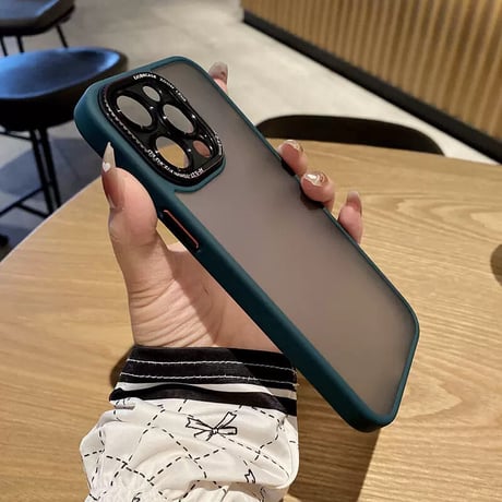 「V272」半透明 iphone17/17air/16/16proケース マット感 iphone15/14ケース 指紋防止 耐衝撃