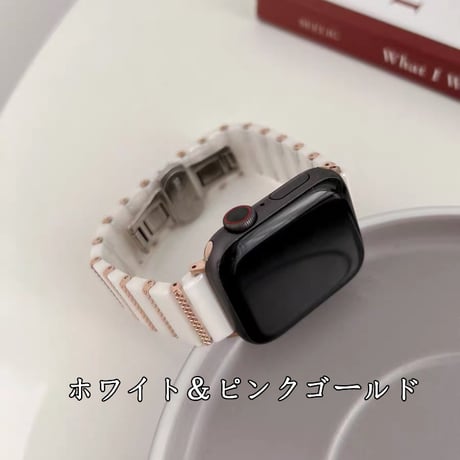 「V472」apple watch セラミック バンド おしゃれ アップル ウォッチ バンド 高級
