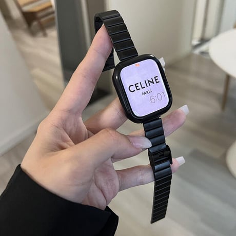 「V147」アップルウォッチ バンド ステンレス メンズ レディース 高級 ビジネス  Apple Watch ベルト+カバー2点セット