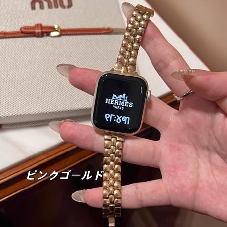 「V732」アップルウォッチバンド ステンレス おしゃれ apple watch s10/s11 バンド おすすめ