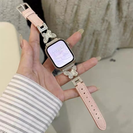 「V700」apple watch バンド かわいい 蝶々 アップル ウォッチ バンド 人気 女性