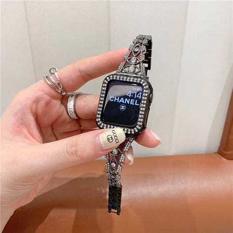 「V437」apple watch バンド キラキラ アップル ウォッチ バンド 女性 おしゃれ ブレスレット