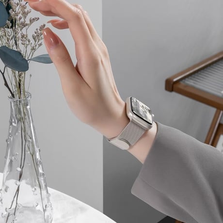 「V681」apple watch バンド 蒸れ ない アップル ウォッチ マグネット バンド 男女兼用