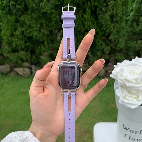 「V081」apple watch 革バンド 蒸れ ない アップルウォッチ6/7/8/新型Ultra バンド 夏 ビジネス