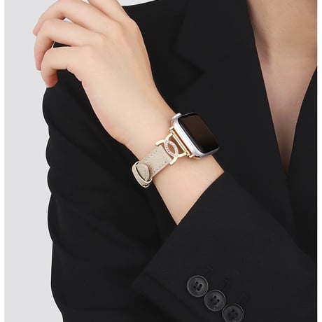 「V663」アップル ウォッチ バンド 細め d バックル apple watchバンド レディース おしゃれ