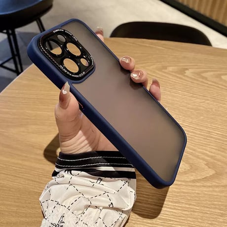 「V272」半透明 iphone17/17air/16/16proケース マット感 iphone15/14ケース 指紋防止 耐衝撃