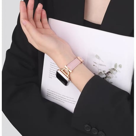 「V534」レディース アップル ウォッチ バンド 可愛い apple watch レザー バンド 細い