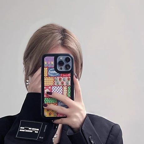 「V123」刺繡 iphone15/14pro ケース かわいい 女子 iphone13promax iphone12/11ケース 韓国 2022 秋冬