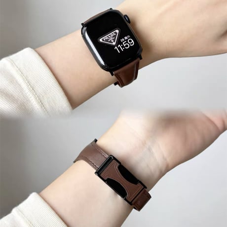 「V686」apple watch バンド マグネット アップルウォッチ 42mm 46mm バンド 革