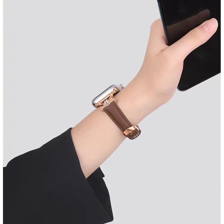 「V534」レディース アップル ウォッチ バンド 可愛い apple watch レザー バンド 細い